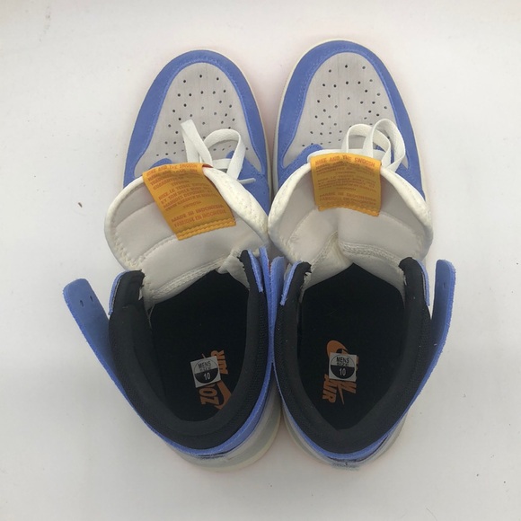 Mens Air Jordan 1 ZM Air Craft Blue/Orange DV1307-184 NWOB - Picture 5 of 5